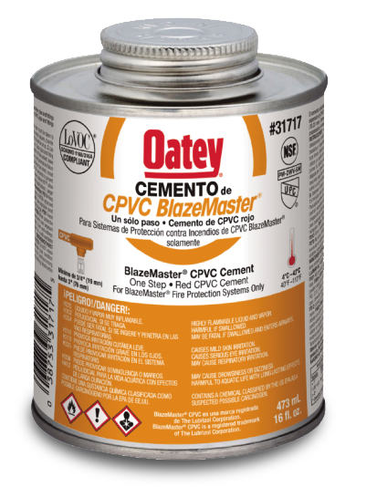 31717 BLAZEMASTER CPVC CEMENT 16Oz. OAT - Tumatsa Leon
