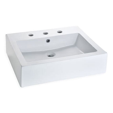 LAVABO FUTURA 3 PERFORACIONES BLANCO HELVEX - Tumatsa Leon