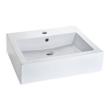 LAVABO FUTURA 1 PERFORACION BLANCO - Tumatsa Leon