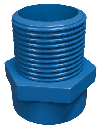 CONECTOR FLOWGUARD MACHO INSERT MET CPVC 38MM - Tumatsa Leon