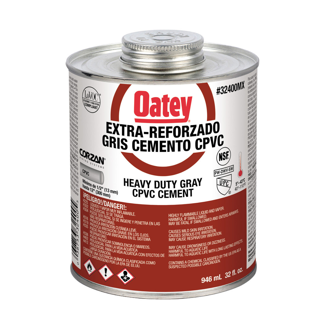 32399MX HEAVY DUTY CPVC CEMENT 16 Oz OAT - Tumatsa Leon