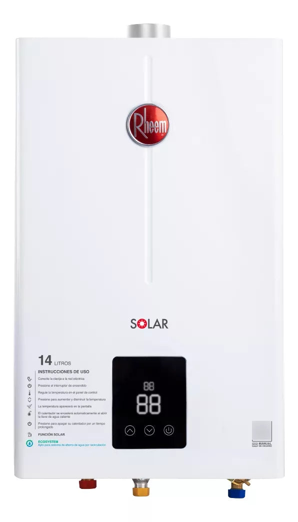 RHTF-CHN25P CALENTADOR DE AGUA INSTANTANEO RHEEM TIRO FORZADO 25L - Tumatsa Leon