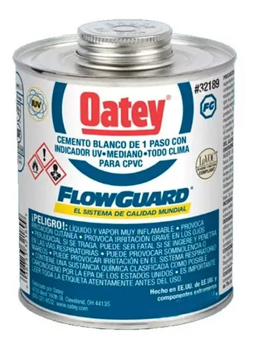 CEMENTO OATEY FLOWGUARD AZUL 500ML - Tumatsa Leon