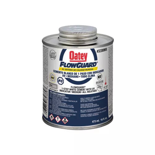 32389MX FLOWGUARD WHITE CPVC CEMENT 16 O - Tumatsa Leon
