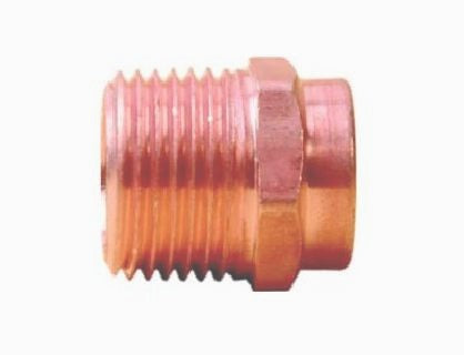 CONECTOR COBRE ROSCA EXTERIOR 25MM NACOBRE - Tumatsa Leon