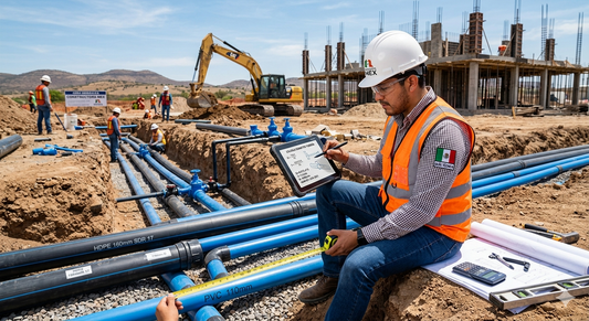 Cómo calcular el diámetro correcto de tubería para una obra de construcción