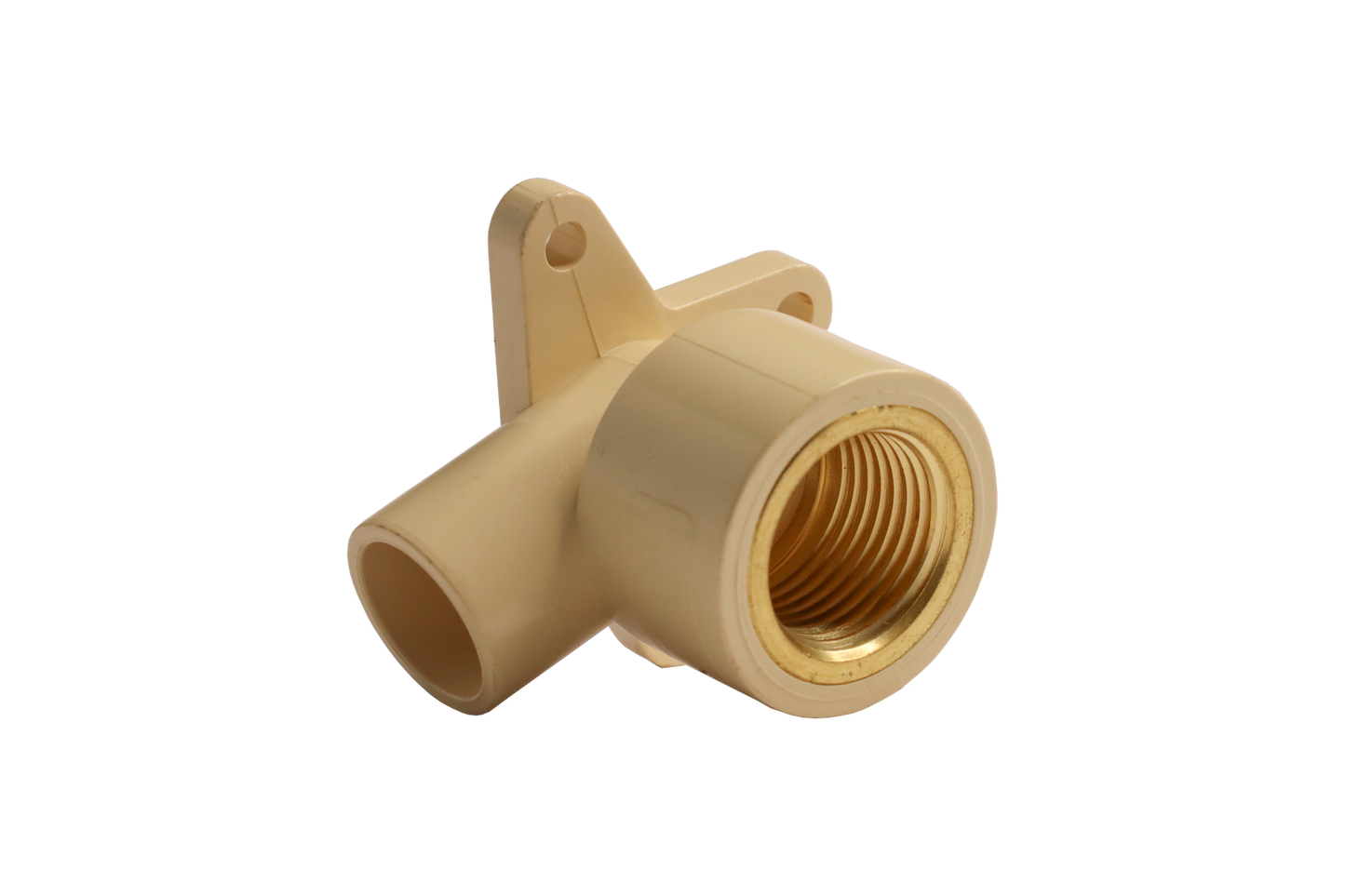 CODO OREJA CPVC CTS 90-13MM CON INCERTO DE BRONCE GOLD - Tumatsa Leon