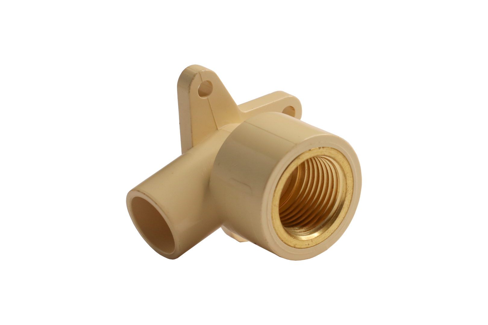 CODO OREJA CPVC CTS 90-13MM CON INCERTO DE BRONCE GOLD - Tumatsa Leon