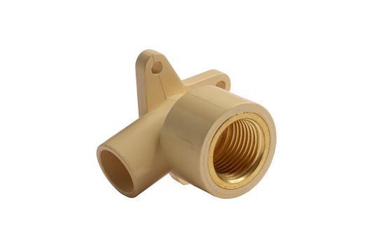 CODO OREJA CPVC CTS 90-13MM CON INCERTO DE BRONCE GOLD - Tumatsa Leon