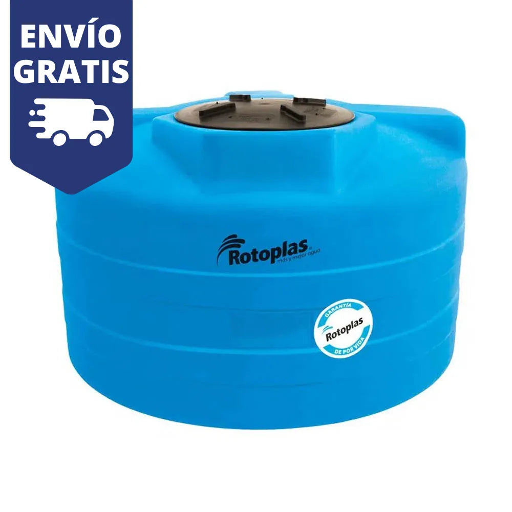 510156 CISTERNA AZUL 5000 LTS SIN EQUIPO ROTOPLAS - Tumatsa Leon