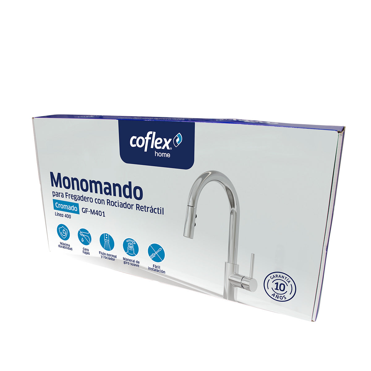 GF-M401 MONOMANDO P/FREGADERO 8"  COFLEX