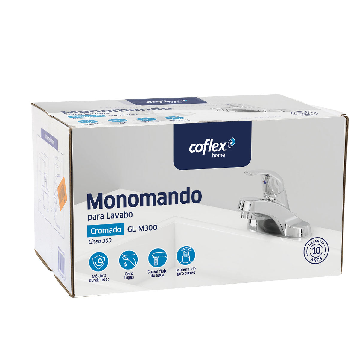 GL-M300 MONOMANDO 4  COLFEX P/LAVABO