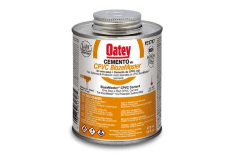 31717 BLAZEMASTER CPVC CEMENT 16Oz. OAT