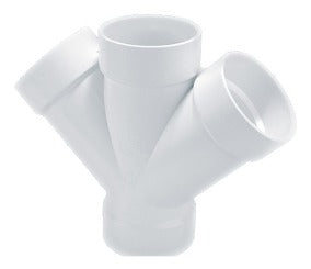 YEE DOBLE 50 MM PVC DWV C-40