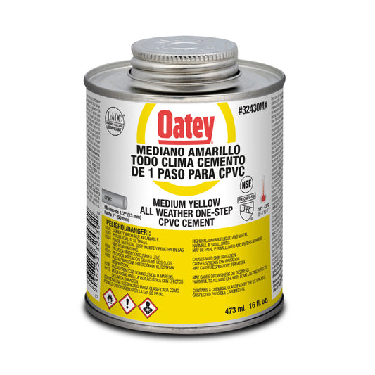 32430MX CPVC PEGAMENTO AMARILLA 16OZ OATEY