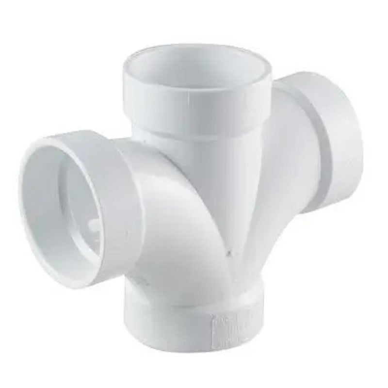 TEE DOBLE PVC CEMENTAR 100-50MM - Tumatsa Leon